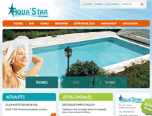 Tablet Screenshot of piscines-aquastar.com